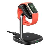 SwanScout Watch Charger Stand for Fitbit Charge 6, Magnetic Fast Charging Dock for Fitbit Charge 6/Charge 5/Luxe, SwanScout 505FC