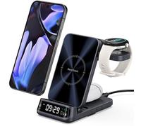 SwanScout Wireless Charger for Pixel Watch 3/2 (Not for Watch 4/1), Fitbit Versa 4/3/Sense 2, SwanScout 708G2, Charging Station for Google Pixel 9 Pro Fold/9a/9 Pro/8a/7, Pixel Buds Pro, No Adapter
