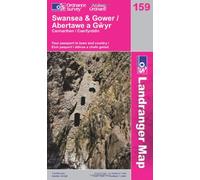 Swansea and Gower, Carmarthen (OS Landranger Map)