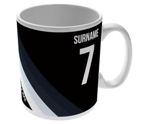 Swansea City Personalised Colour Stripe 11oz Mug Fans, Great for Swans Football Supporters