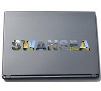 Swansea Laptop Sticker Laptop Skin 210 mm with sights