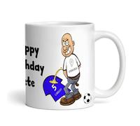 Swansea Weeing on Cardiff Funny Football Rivalry Personalised Mug | Gift for Men | Joke Spoof Mug | Wee on Any Team | Gift for Him