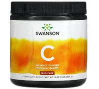 Swanson - 100% Pure Vitamin C Powder | Immune & Antioxidant Support | Ascorbic Acid - 454g
