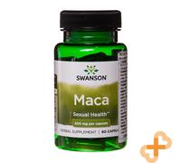 SWANSON 2000mg Maca 60 Capsules Sexual Health Support Supplement