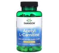 Swanson - Acetyl L-Carnitine 500mg | Cognitive & Mitochondrial Support | 100 Capsules
