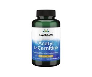 Swanson Acetyl L Carnitine Fat Metabolism 500mg Capsules - 100 Capsules