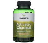 Swanson Activated Charcoal detoxification support 120 pcs, capsule, 520 mg