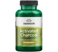 Swanson Capsules - Activated Charcoal 520 mg - Detox Support - 120 capsules