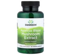 Swanson Agaricus Blazei Mushroom Extract Capsules 500 mg Vegan - 90 Capsules