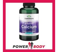 Swanson Albion Calcium 180mg Capsules 180 Capsules