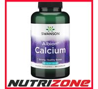 Swanson Albion Calcium 180mg - 180 caps