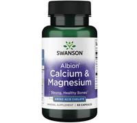 Swanson Albion Calcium & Magnesium Capsules 60 Capsules