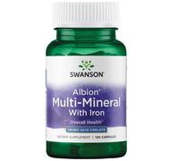 Swanson Albion Multi-Mineral With Iron Capsules 120 Capsules