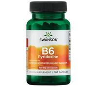 Swanson B6 Pyridoxine 100mg Capsules 100 Capsules