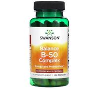 Swanson - Balance B-50 | Energy and Nervous System Support - 100 Capsules
