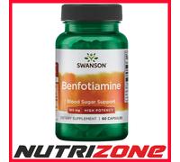 Swanson Benfotiamine 160mg Blood Sugar Support - 60 caps