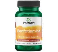 Swanson High-Potency Benfotiamine blood sugar support 60 pcs, capsule, 160 mg