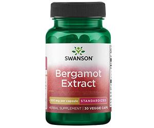 Swanson, Bergamot Extract, 500mg, 30 Vegan Capsules, Vegetarian, Soy-Free, Gluten-Free, Non-GMO