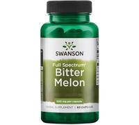 Swanson Bitter Melon, 500mg, 60 Capsules, High Strength, Soy Free, Gluten Free, Non-GMO