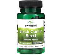 Swanson - Black Cumin Seed, 400mg | Immune and Antioxidant Support - 60 Capsules