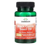 Swanson - Black Cumin Seed Oil 500mg | Essential Fatty Acids for Immune & Inflammatory Balance | Cold-Pressed - 60 Softgels