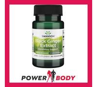 Swanson Black Ginger Extract 100mg Capsules 30 Capsules