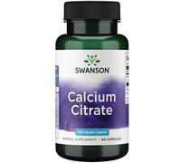 Swanson, Calcium Citrate, 200mg Calcium per Capsule, 60 Capsules, High-Dose, Lab-Tested, Soy-Free, Gluten-Free, GMO-Free