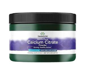 Swanson Calcium Citrate Powder 100% Pure & Dairy-Free 227g