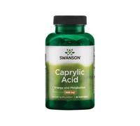 Swanson Caprylic Acid Gut Health 600mg Digestive Support Capsules - 60 Capsules