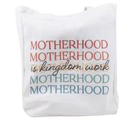 Swanson Christian Products Canvas Tote Bag, Motherhood is Kingdom Work
