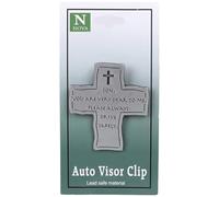 Swanson Christian Products Sun Visor Clip Cross Son, Package of 4 - Car Accessories, Bless Driving Safety Religious Gift for Parent, Family, Friend, Teens, New and Old Drivers (4 PCS)