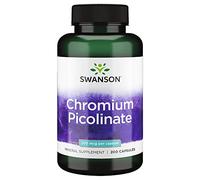 Swanson, Chromium Picolinate, 200mcg, Highly Dosed, 200 Capsules, Soy Free, Gluten Free, Non-GMO