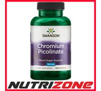 Swanson Chromium Picolinate 200mcg Weight Loss Blood Sugar Support - 200 caps