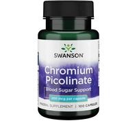Swanson Chromium Picolinate 200mcg Capsules 100 Capsules