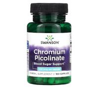 Swanson - Chromium Picolinate | Supports Blood Sugar & Macronutrient Metabolism | Essential Trace Mineral - 100 Capsules