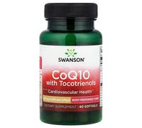 Swanson Coenzyme Q10 + Tocotrienols Heart Support 100mg Softgels - 60 Softgels