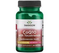 Swanson CoQ-10 100mg With 10mg Tocotrienols Softgels 60 Softgels