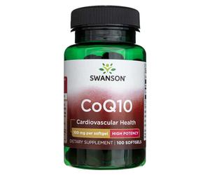 Swanson CoQ10 100mg 100 Softgels High Potency Heart Support