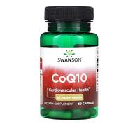 Swanson - CoQ10 30mg | Cellular Energy & Heart Health Support | Natural Ubiquinone Form - 60 Capsules
