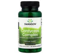 Swanson Cordyceps + Reishi + Shiitake Mushroom Complex Immune Capsules - 60 Vegan Capsules