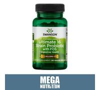 Swanson Dr. Stephen Langer's Ultimate 16 Strain Probiotic FOS | 60 Veg Capsules