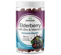 Swanson Elderberry With Zinc & Vitamin C Berry Gummies 60 Gummies