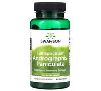 Swanson - Full Spectrum Andrographis Paniculata | Herbal Support for Immune and Respiratory Health | 400mg Capsules - 60 Count