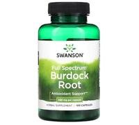 Swanson - Full Spectrum Burdock Root, 460mg | Detox and Immune Support - 100 Capsules