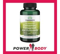 Swanson Cinnamon, Fenugreek & Gymnema blood sugar support 120 pcs, capsule