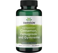 Swanson Cinnamon, Fenugreek & Gymnema blood sugar support 120 pcs, capsule