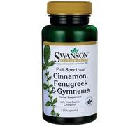 Swanson Full Spectrum Cinnamon Fenugreek & Gymnema Capsules 120 Capsules