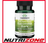 Swanson Full Spectrum Eucommia Bark 400mg Liver & Kidney Support - 60 vcaps