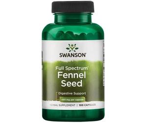 Swanson Full Spectrum Fennel Seed 480mg Capsules 100 Capsules