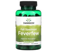 Swanson - Full Spectrum Feverfew, 380mg | Head and Migraine Support - 100 Capsules